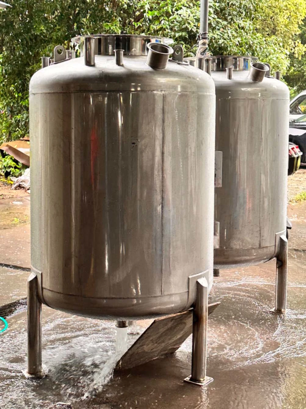 Mixing Heating Cooling Preservation Stainless Steel Storage Tanks