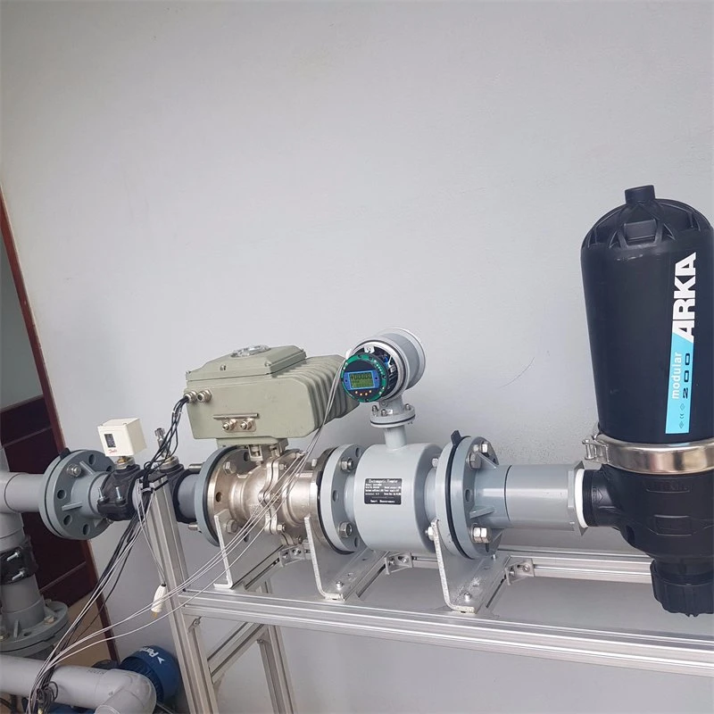 Intelligent Electromagnetic Flowmeter with High Precision 0.5% Suitable for Water, Sulfuric Acid, Seawater, Sewage and Other Liquids