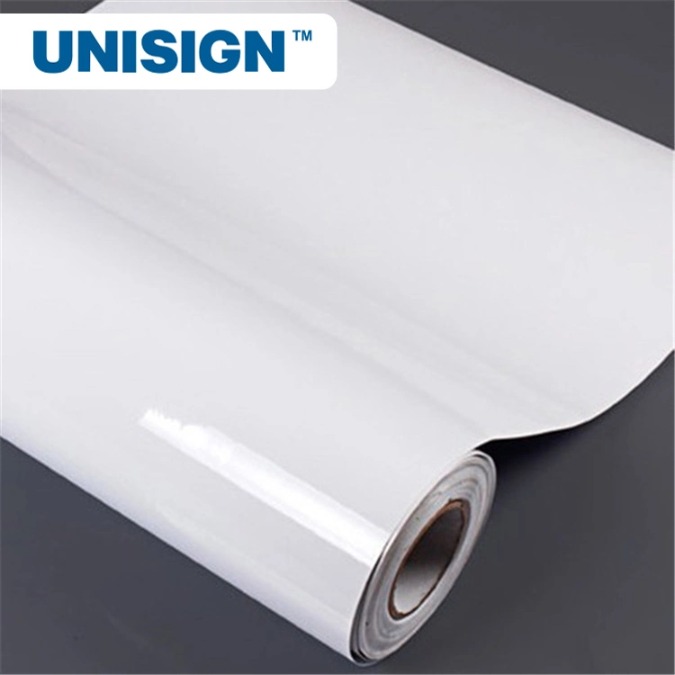 PVC 120 G/M2/140GSM vinyle brillant/mat en rouleaux vinyle auto-adhésif