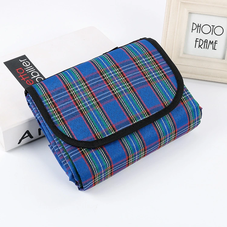 Colorful Waterproof Plaid Picnic Blanket Mat Outdoor Beach Camping Customized