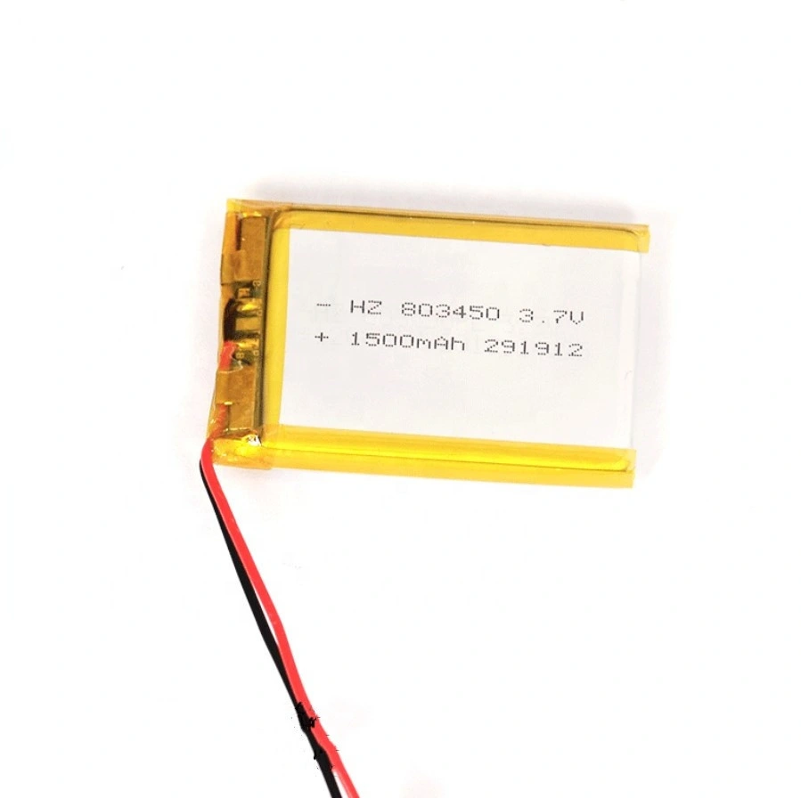 803450 803445 803446 803448 3.7V 1500mAh bateria de polímero de lítio para protecção ocular Device