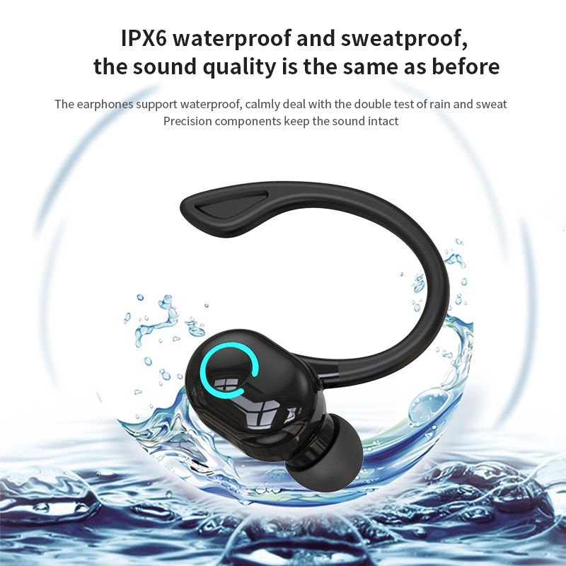 New S10 Bluetooth Headset Wireless Single-Ear Hanging Ear in-Ear Business Headset Sports Running Cross-Border Wholesale/Supplier