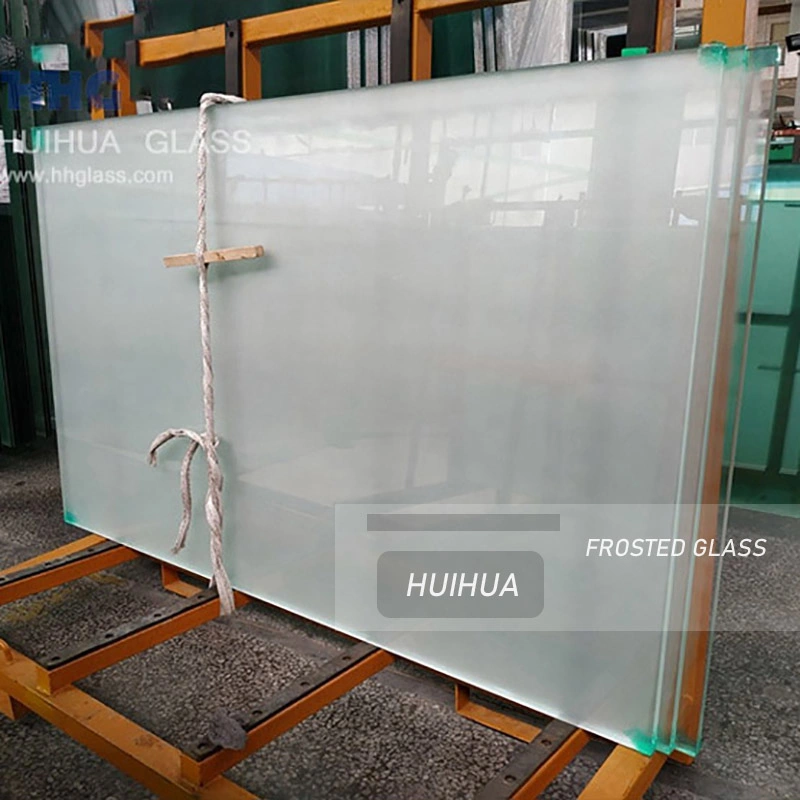 Ultra Clear/Extra Clear Frost Satin Decorative Acid Etched Obscure Window Glass Patterned