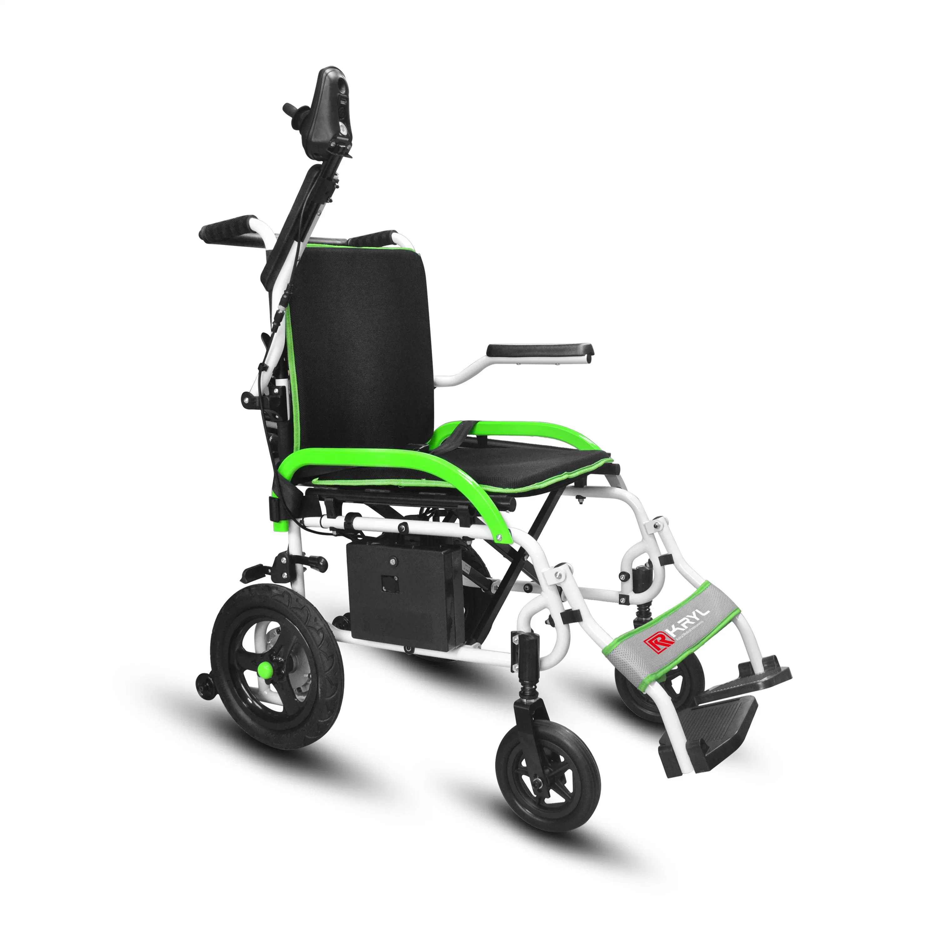 CE Approved Remote Control Folding Wheelchair Electric Lightweight Power Wheelchair