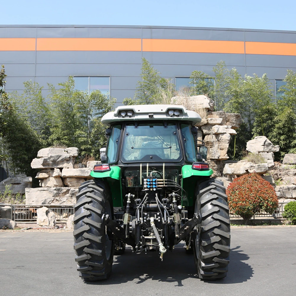 Letol Marque Tracteur de grande qualité à forte puissance de cheval Vert Couleur 6 Cylindres Luk Embrayage à double effet 4WD Tracteurs à roues Diesel Euro3 Tracteur