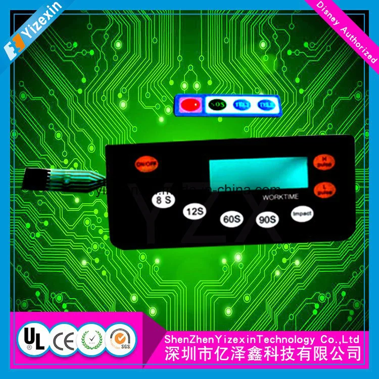 Professional Manufaturer Silver Printing Membrane Switch for Electronic