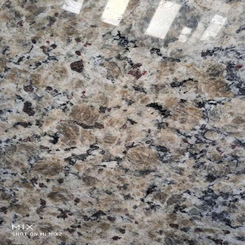 Natural Stone Butterfly Yellow Granite Countertops Slab Price