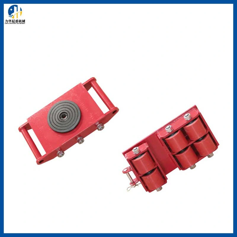 Customized Shifting Skate Logistic Moving Hand Trolley Roller Power Pallet Jack