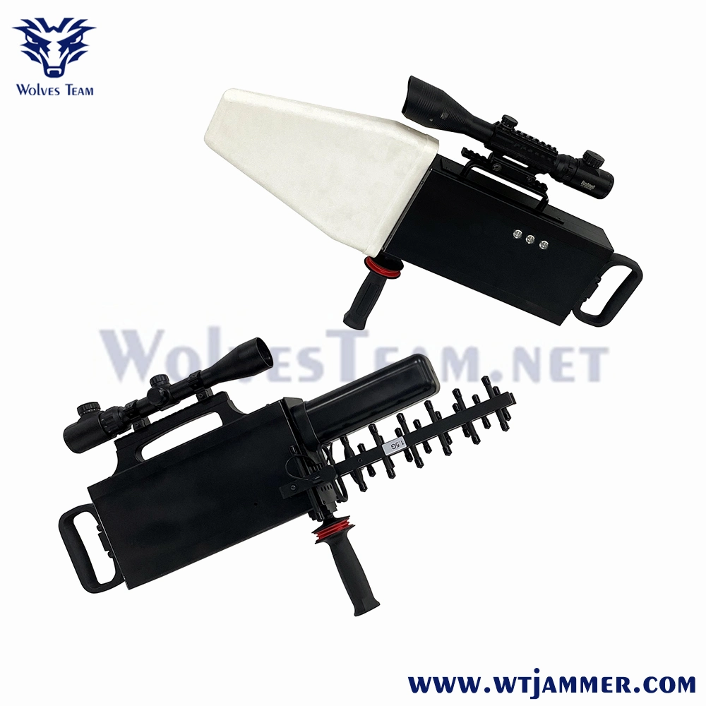 3 Bands Handheld VIP Protection Security 1000m Uav Drone Signal Jammer