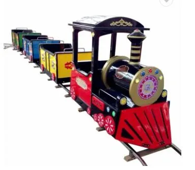 Fabricants Vente directe d'équipement de jeu pour enfants train de train électrique extérieur