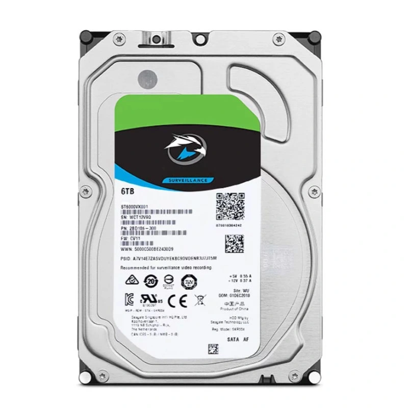 Seagate Skyhawk 6tb St6000vx001 Disque Dur de Surveillance - SATA 6GB/S 256MB Cache Disque Interne 3.5 pouces