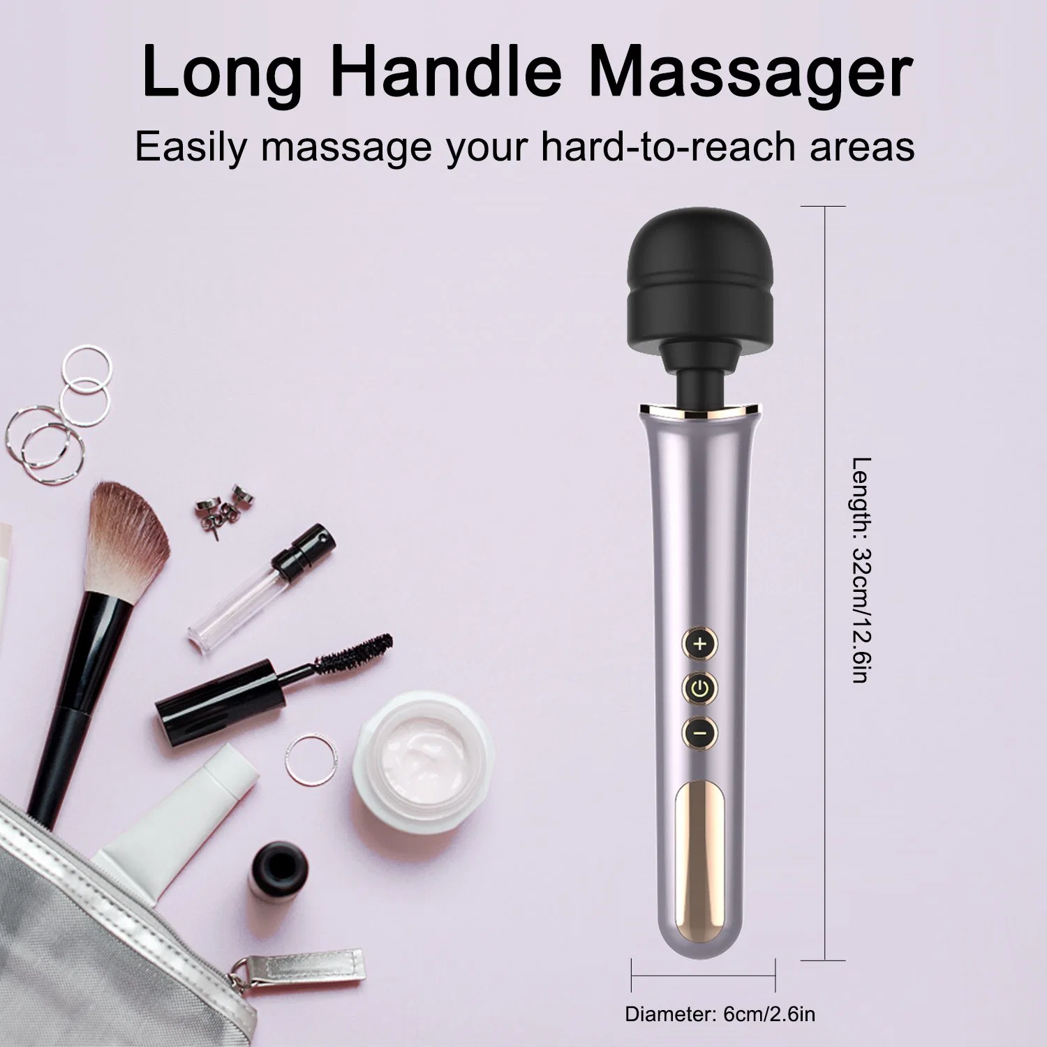 New Clitoris Vagina Vibrator Sex Toy Mini Personal Body Magic AV Wand Massager