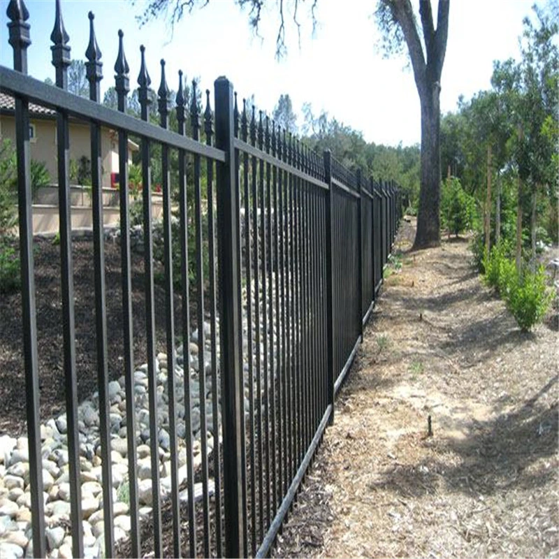 Security Ornamental Fencing Aluminum Fence Powder Coated Galvanized Steel Railing Cast Iron Fencing for Garden