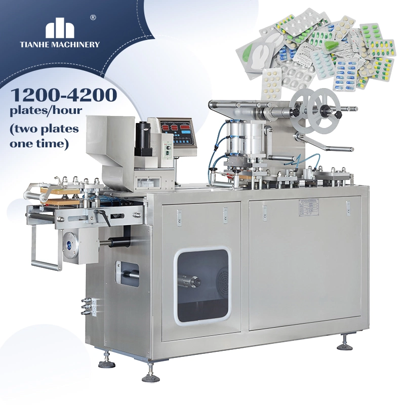 Tianhe Dpp-150 Alu Plastic Medical Tablet Capsule Automatic Blister Packing Machine