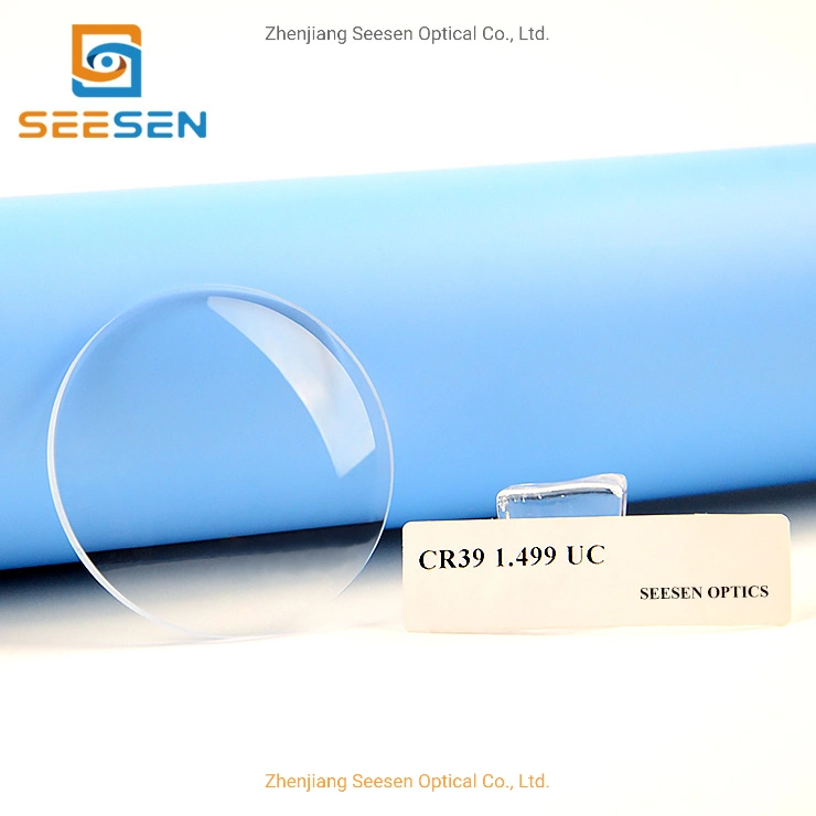 Zhenjiang Seesen Eyeglass Lentes Optical Cr39 1.499 UC Single Vision Lens