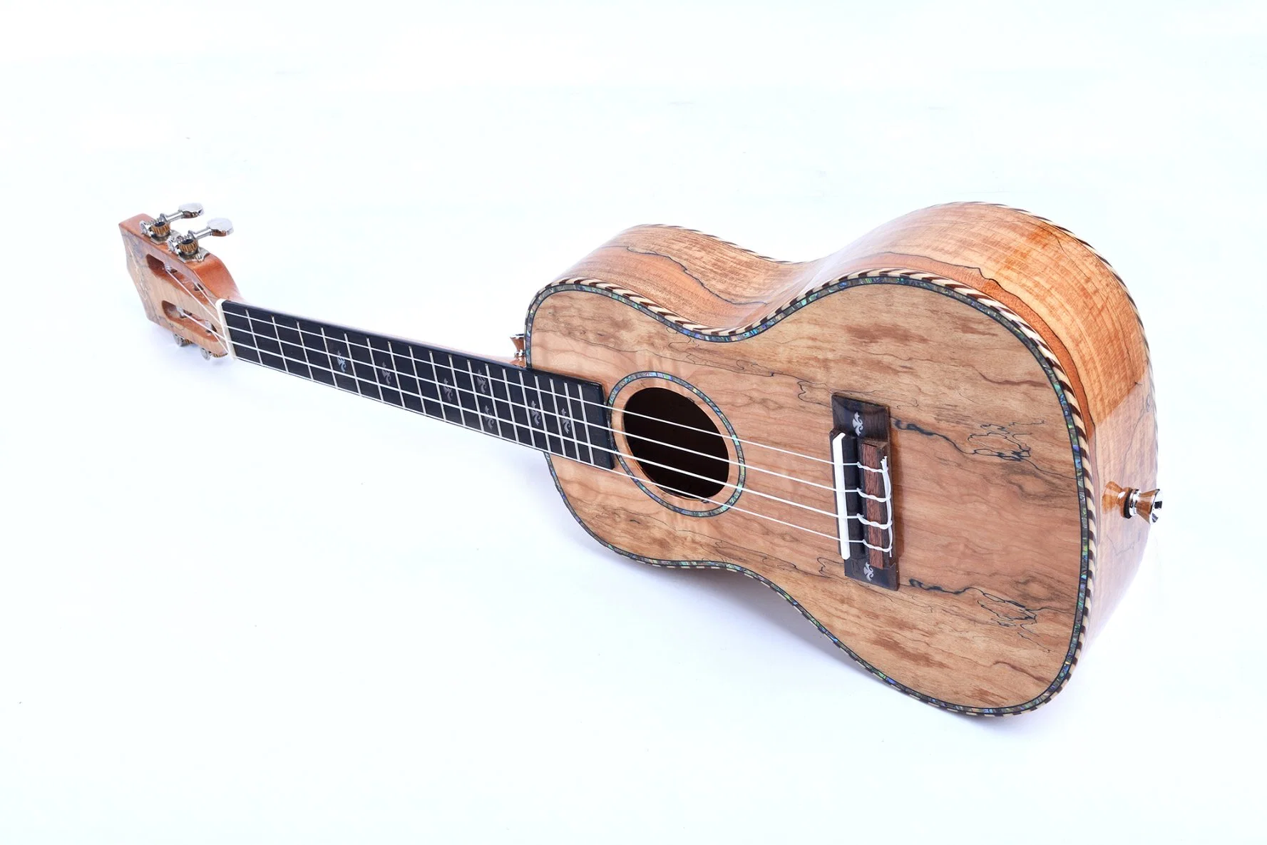 Wholesale/Supplier Special Spaled Maple Nylon 4 String Electric Concert Ukulele