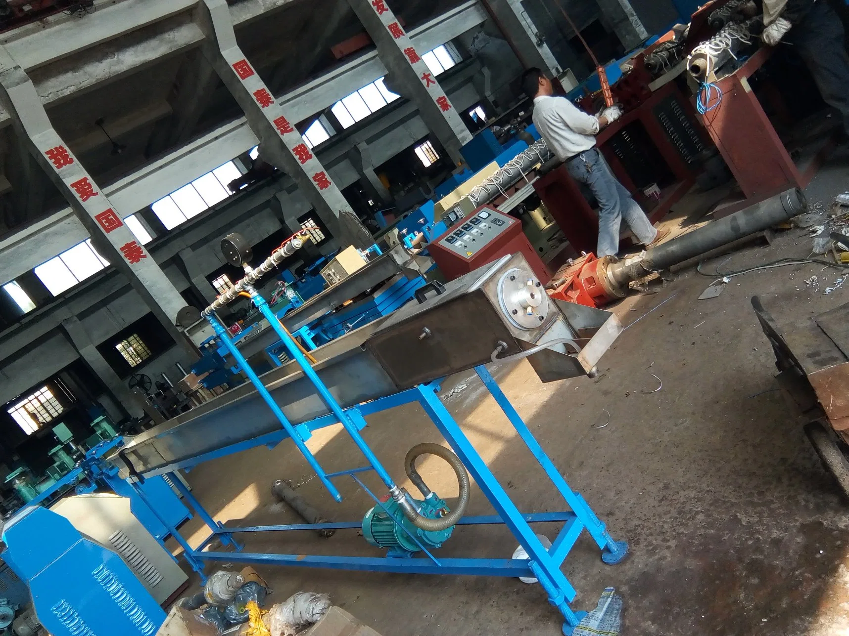 Rigid PP UPVC Water Pipe Extrusion Line