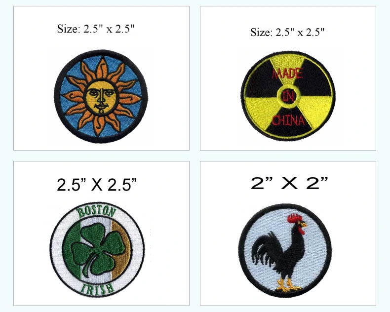 Los 66 pulgadas de ancho Ruta 2,5 Escudo Embroidery Patches para Chaquetas ropa