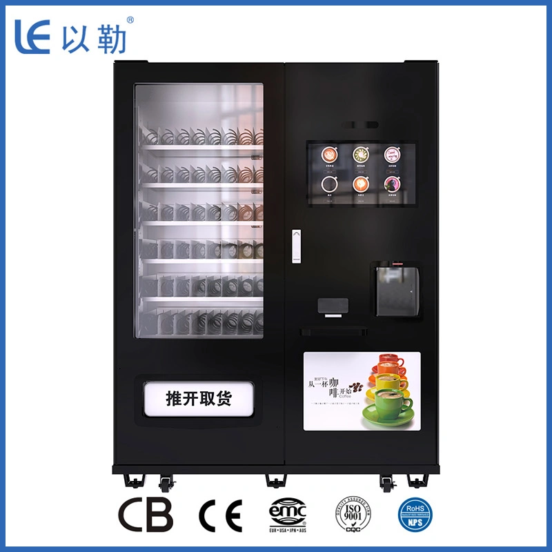 Festival Promotion Snack, Drink and Coffee Vending Machine with LED Screen