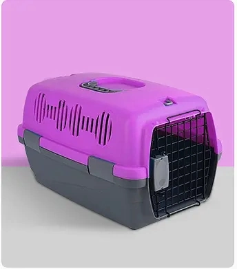 Le design petit plastique chien chat Car Carrier Case caisses les voyages aériens Airline approuvé chien Cage de transporteur