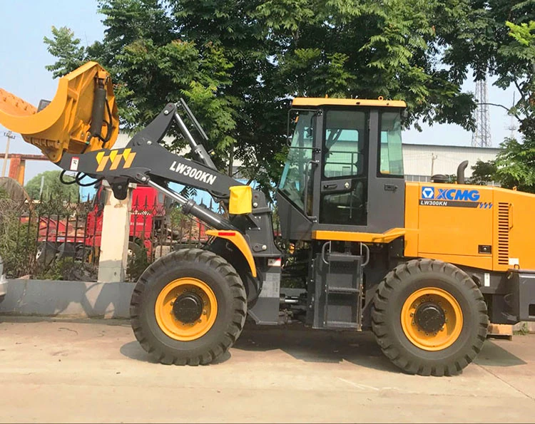 Chargeuse sur pneus XCMG officielle Lw300kn 3ton à pelle mécanique avant avec Moteur Cummins