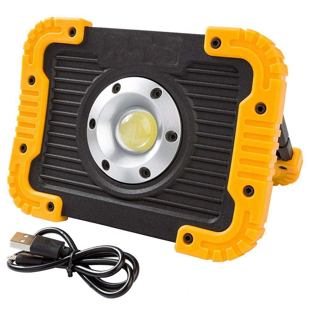 Wholesale 10W COB Inspection Spotlight Flood Lamp Emergency Working Lights with Magnet Swivel Handle 4400mAh Built-in Battery LED Work Light