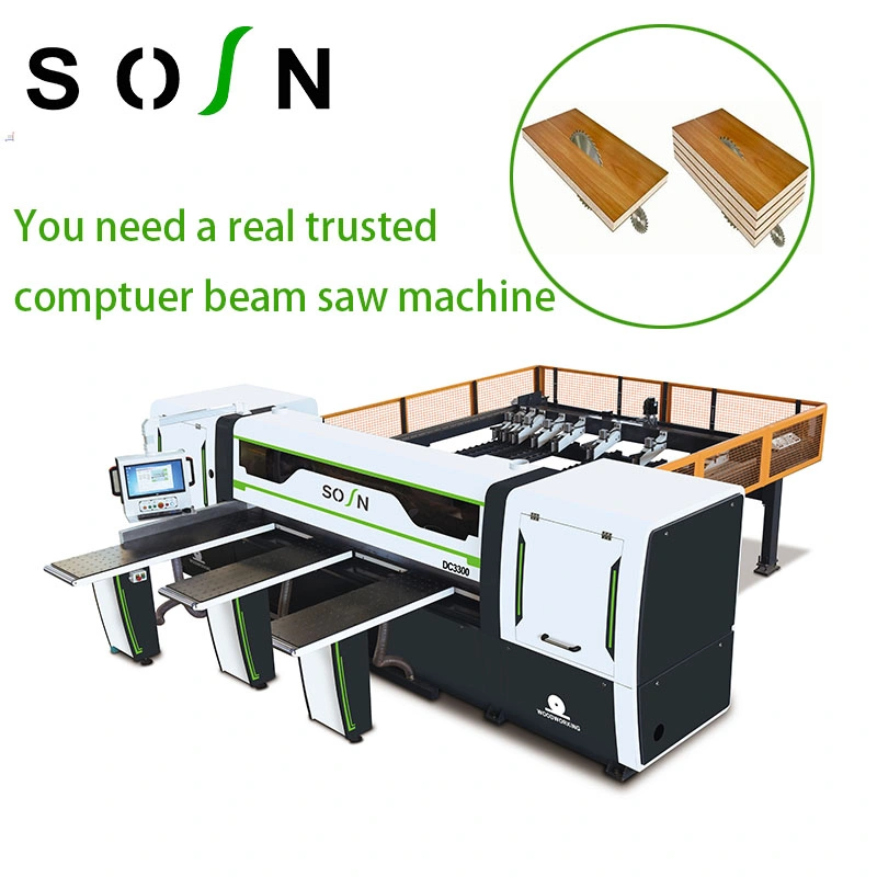 آلات العمل الخشبية منشار لوحة شعاع CNC مع تحكم في الكمبيوتر لمدة لوحة مركّبة من الميلامين/MDF//الأكريليك/PS/PC/خشب/بلاستيك/ألومنيوم