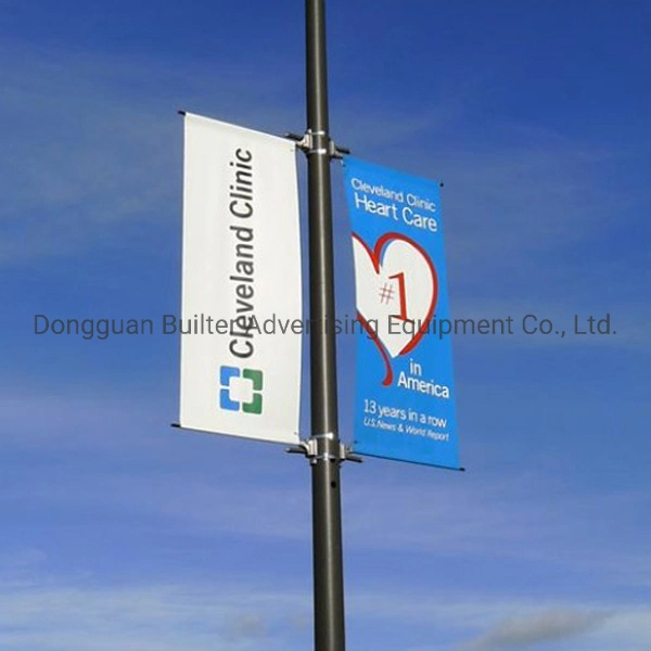 Metal Street Pole Advertising Display Stand (BT-BS-074)