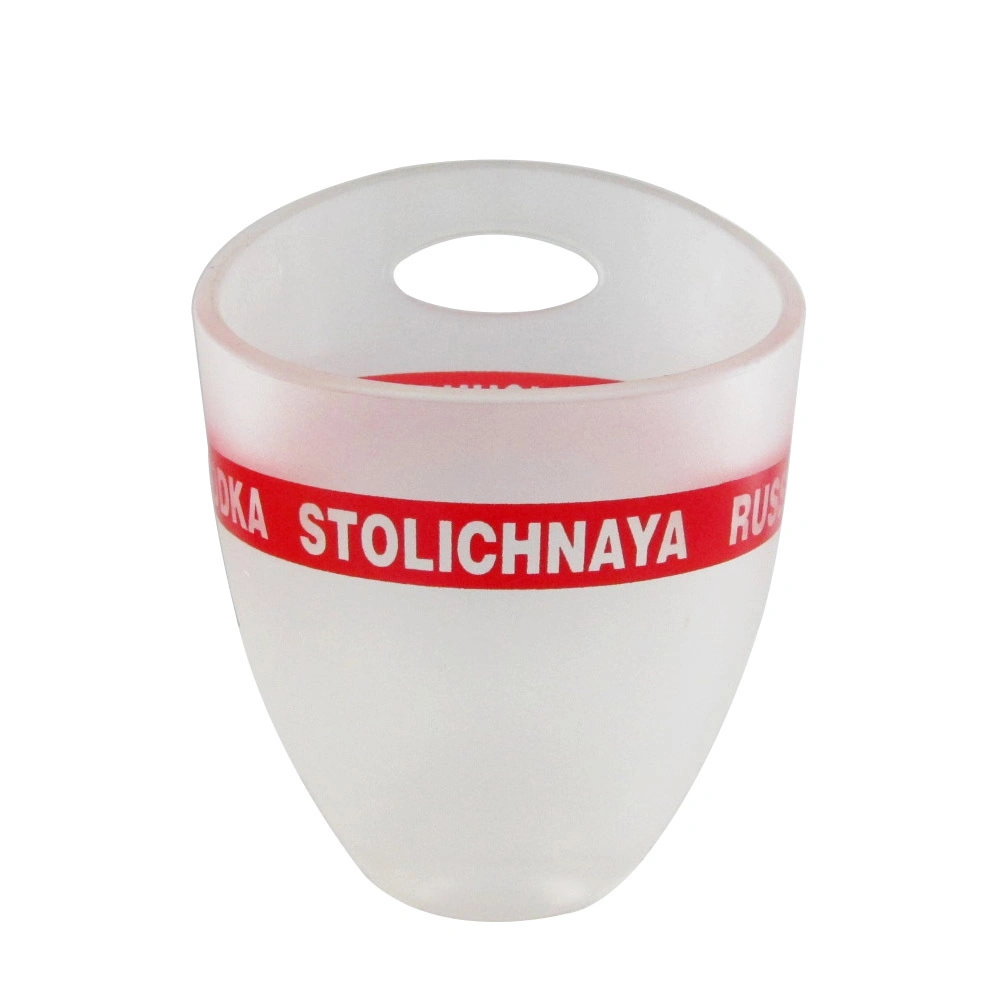 Stolichnaya Plastic Ice Bucket Wine Beer Champagne Bar Bucket for Promotion Gift