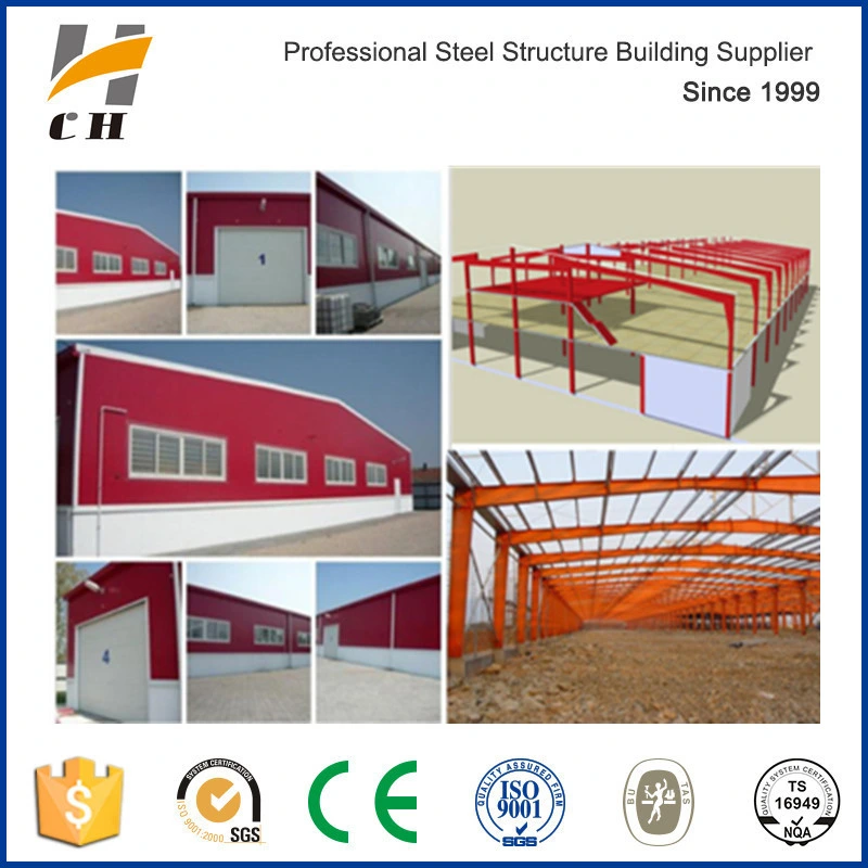 Prefabricated Steel Structure Workshop with ISO9001