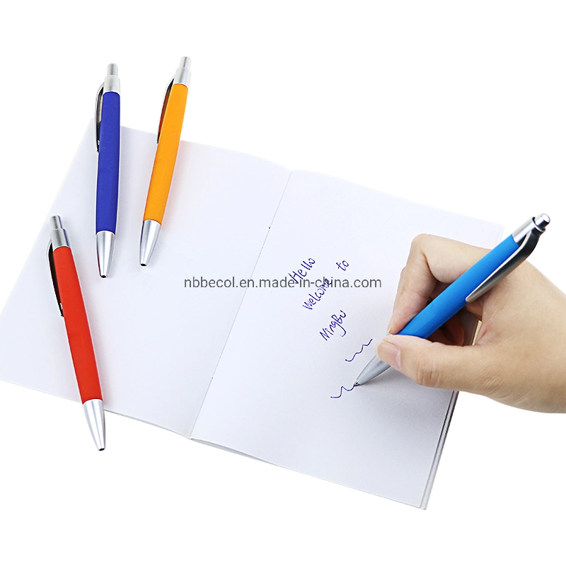 High quality/High cost performance Plastic Ball Pen, Rubber Grip Ball Pen