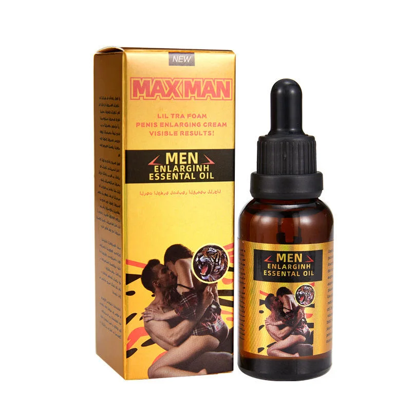 Max Man 30ml Penis ampliación Masaje aceite esencial para los hombres Para ampliar su pene