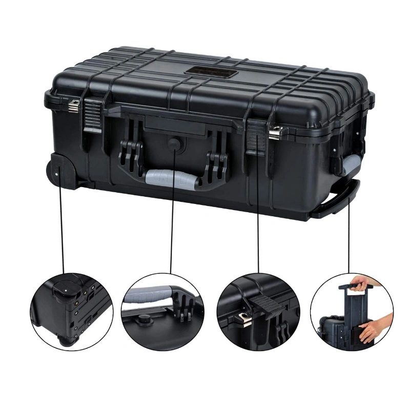 Wholesale/Supplier Wheeled Plastic Tool Box Trolley Flight Case