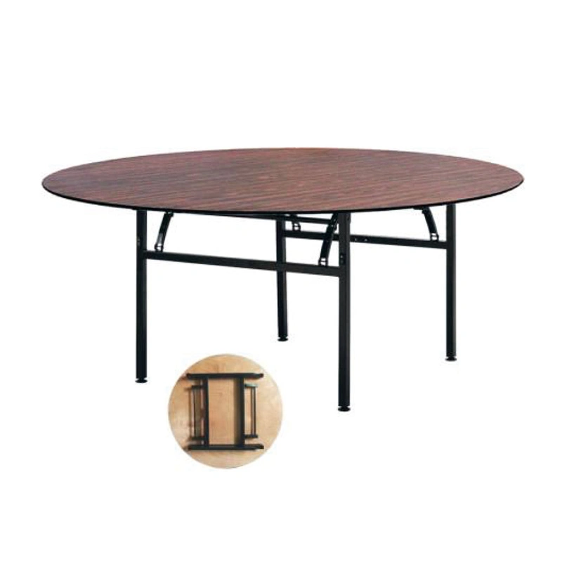 Hotel Restaurant Folding Banquet Round Table Dining Table