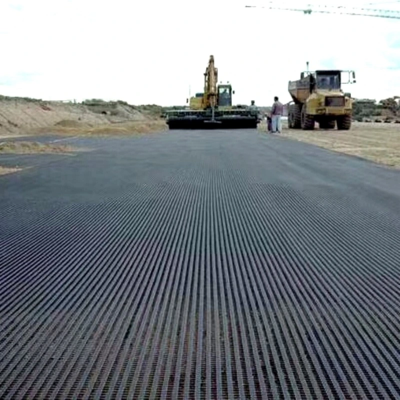 Rawilway Foundation 50kn/M Warp Knitted Polyester (PET) Geogrid