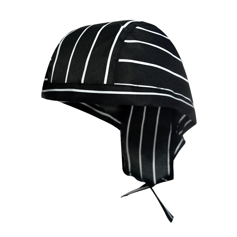 Deportes Verano Hat el poliéster blanco y negro sombrero de pirata rayas Ciclismo Beanie Cap Cap cráneo moda transpirable Ponytail Hat