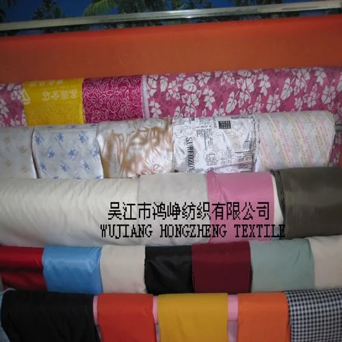 Polyester Spandex Satin Fabric for Lining
