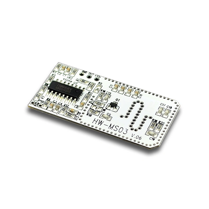 Módulo de sensor de radar de microondas Hw-Ms03 Módulo inteligente de inducción de cuerpo humano por microondas Interruptor de módulo de sensor inteligente.