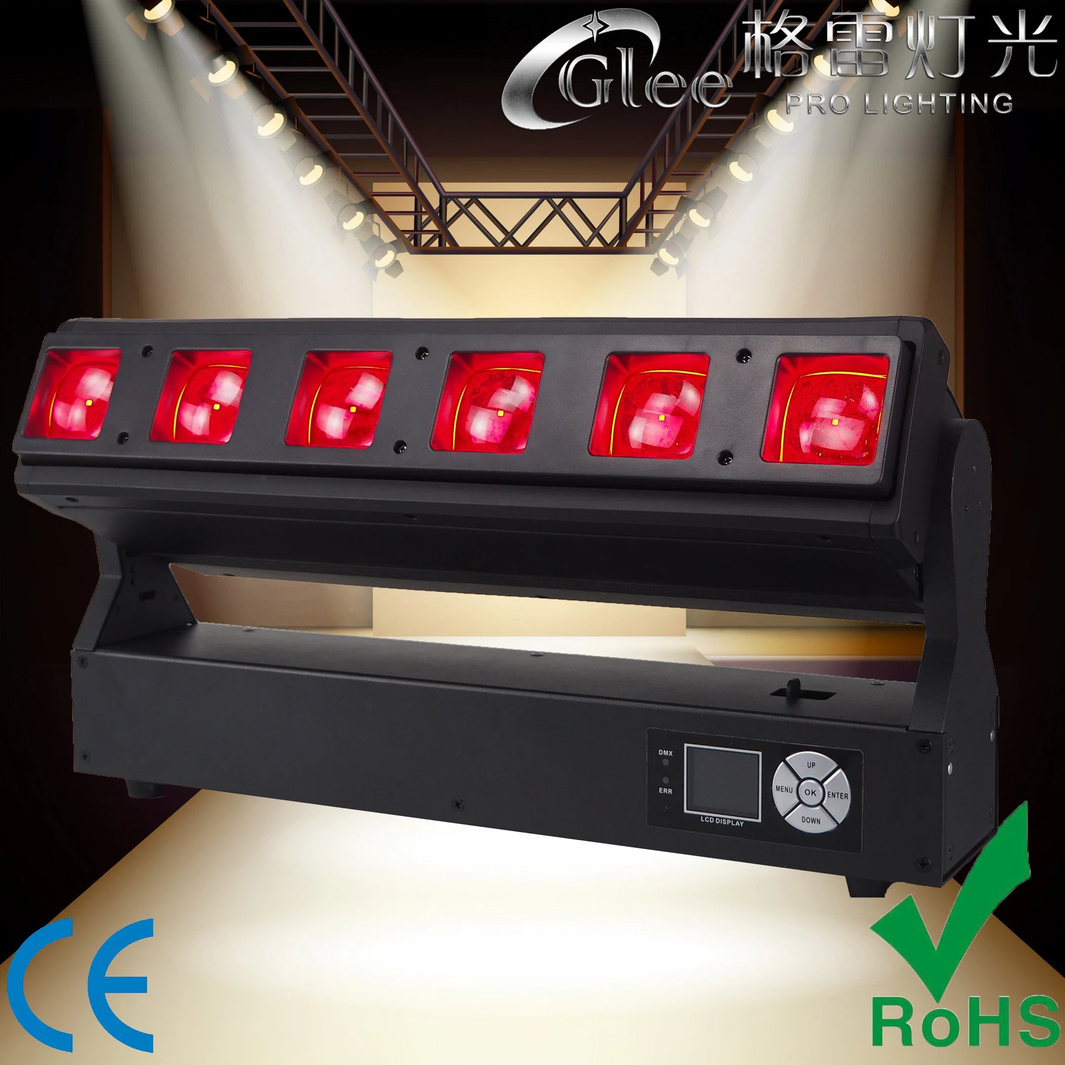 6X40W RGBW 4in1 LED Zoom Pixel Linear Tetra Bar Light