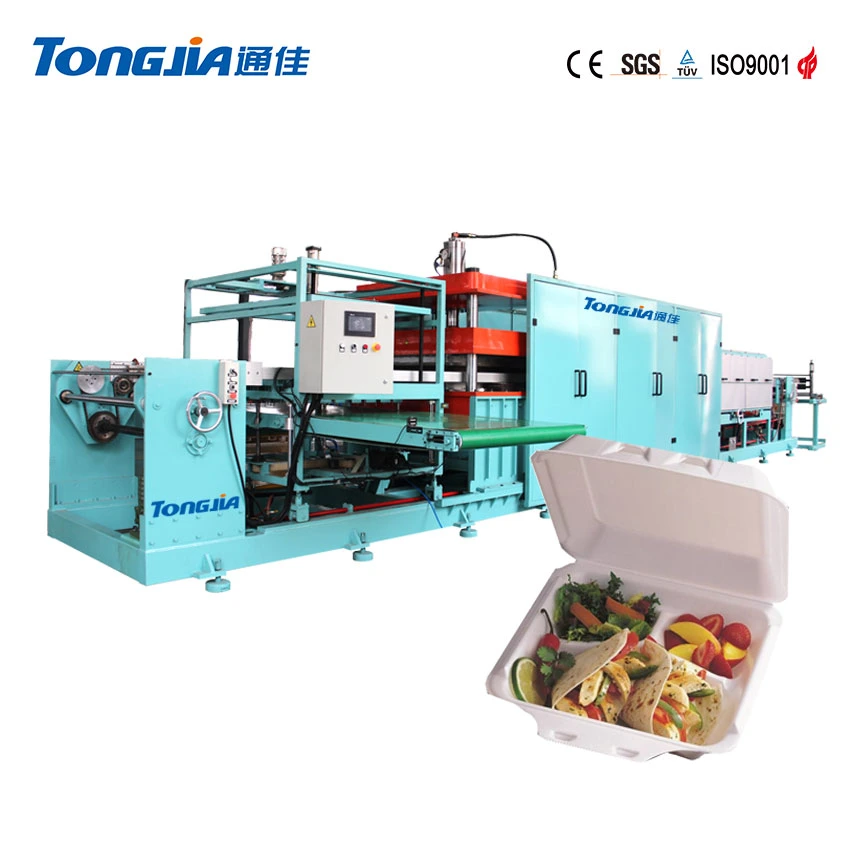 Automatic Disposable Food Container Machine PS Fast Food Foam Box Making Machine Vacuum Forming Thermoforming Machine