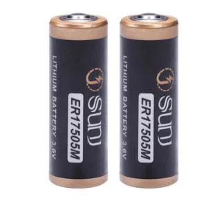 Batterie lithium-ion primaire de puissance élevée SOCl2 3,6 V 7 000 mAh pour eau/gaz Alimentation du compteur