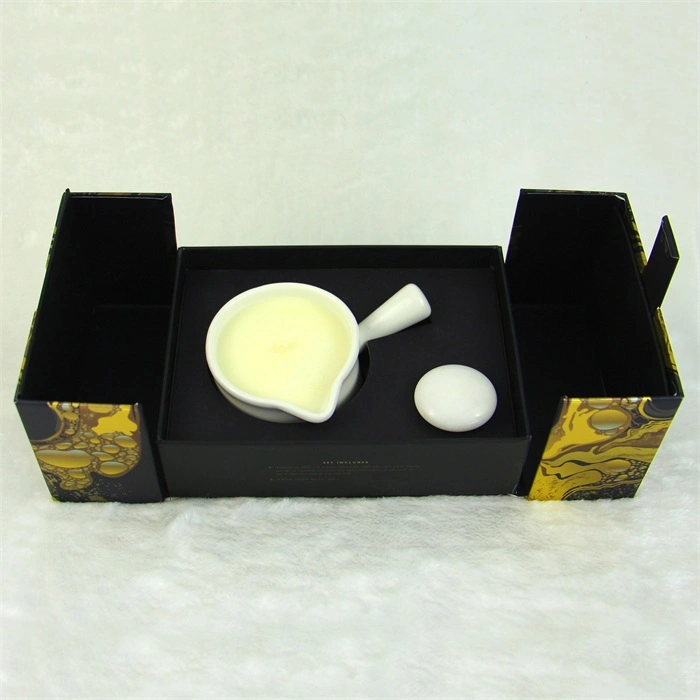 OEM Natural Edible Body Massage Oil Candles with ISO Certification