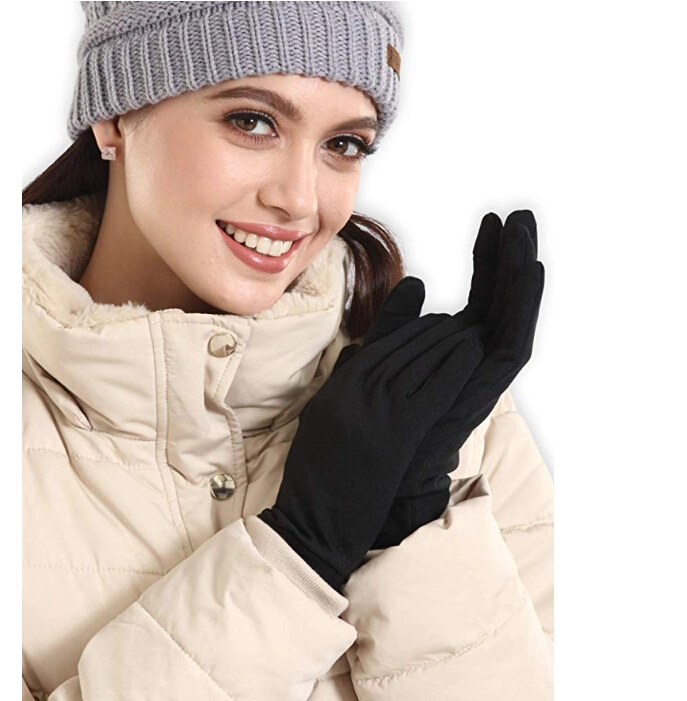 Plain la pantalla táctil para exteriores Windproof Guantes Guantes de deportes de invierno personalizado para adultos