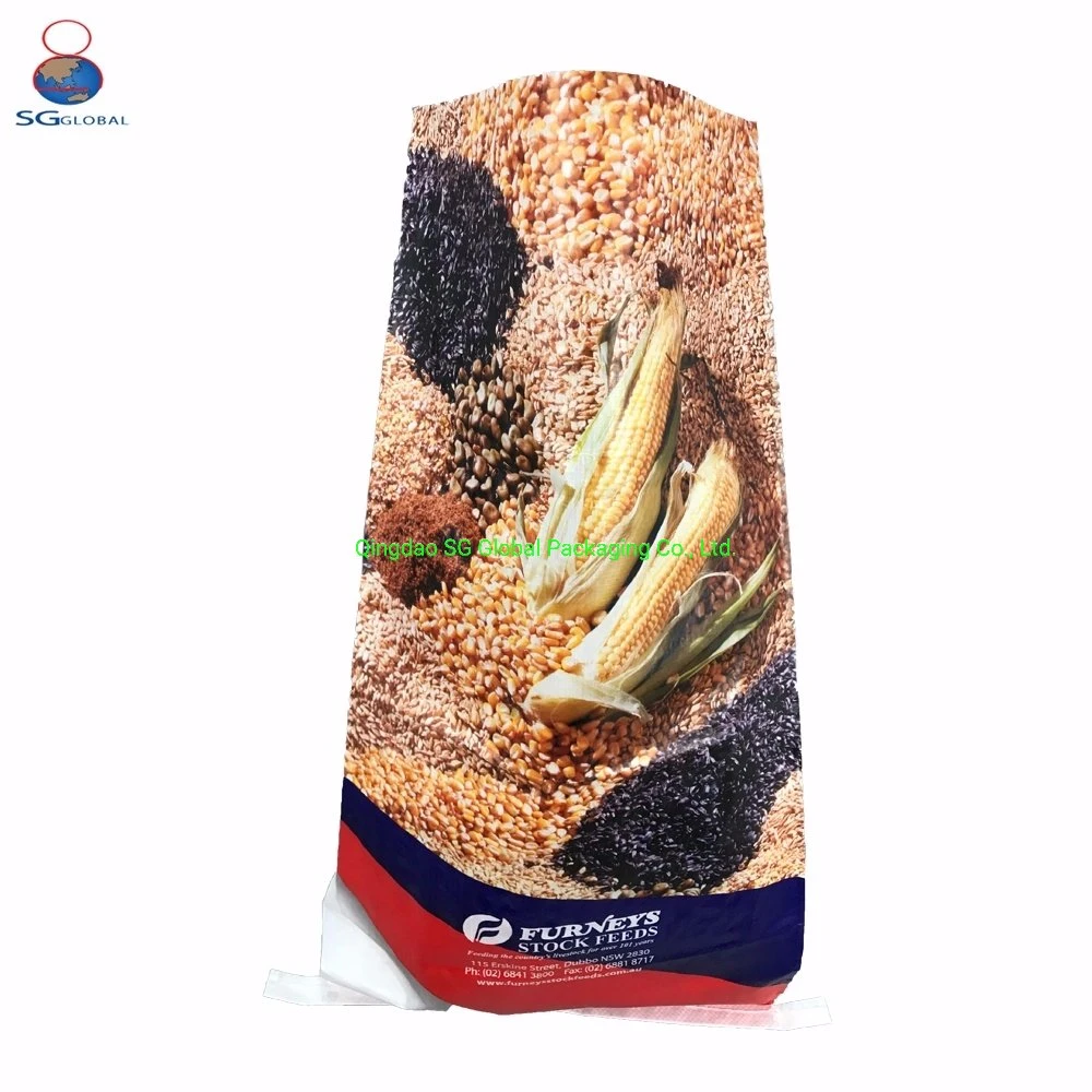 GRS SGS CE FDA Aprovado Fábrica Polipropileno Ráfia Vazia 25kg 50 Kg Sacos Personalizados BOPP Impresso Laminado PP Tecido Embalagem Arroz Milho Açúcar Farinha Sacos