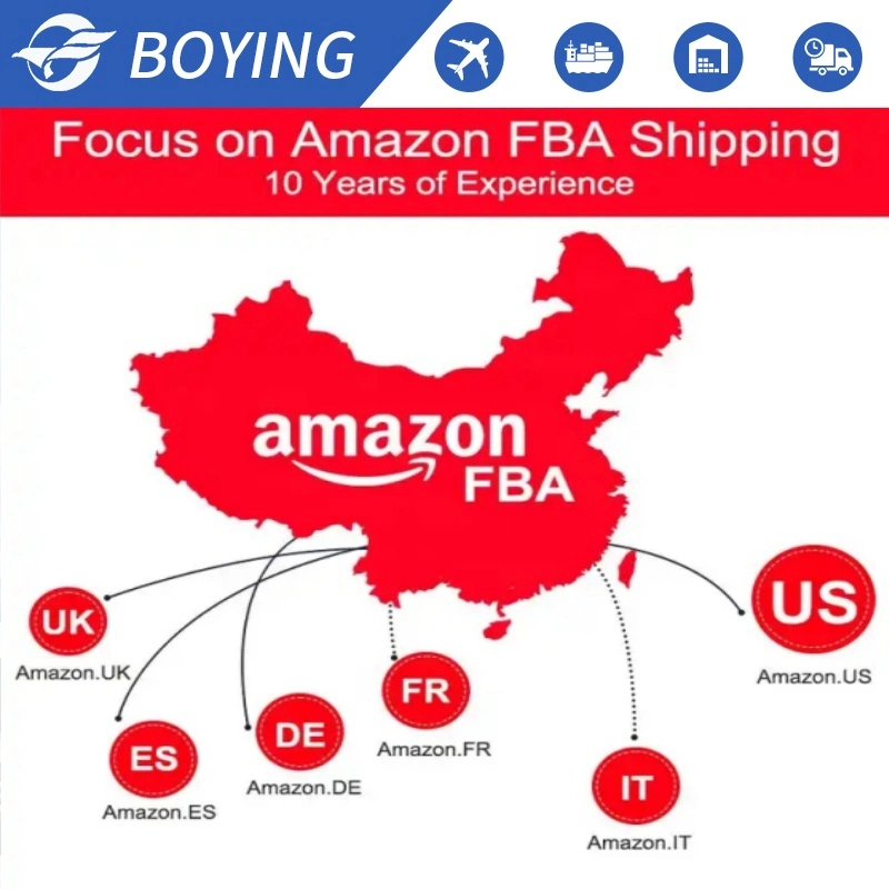 Amazon FBA Service Freight Forwender China Shipping Agent to USA CA Reino Unido