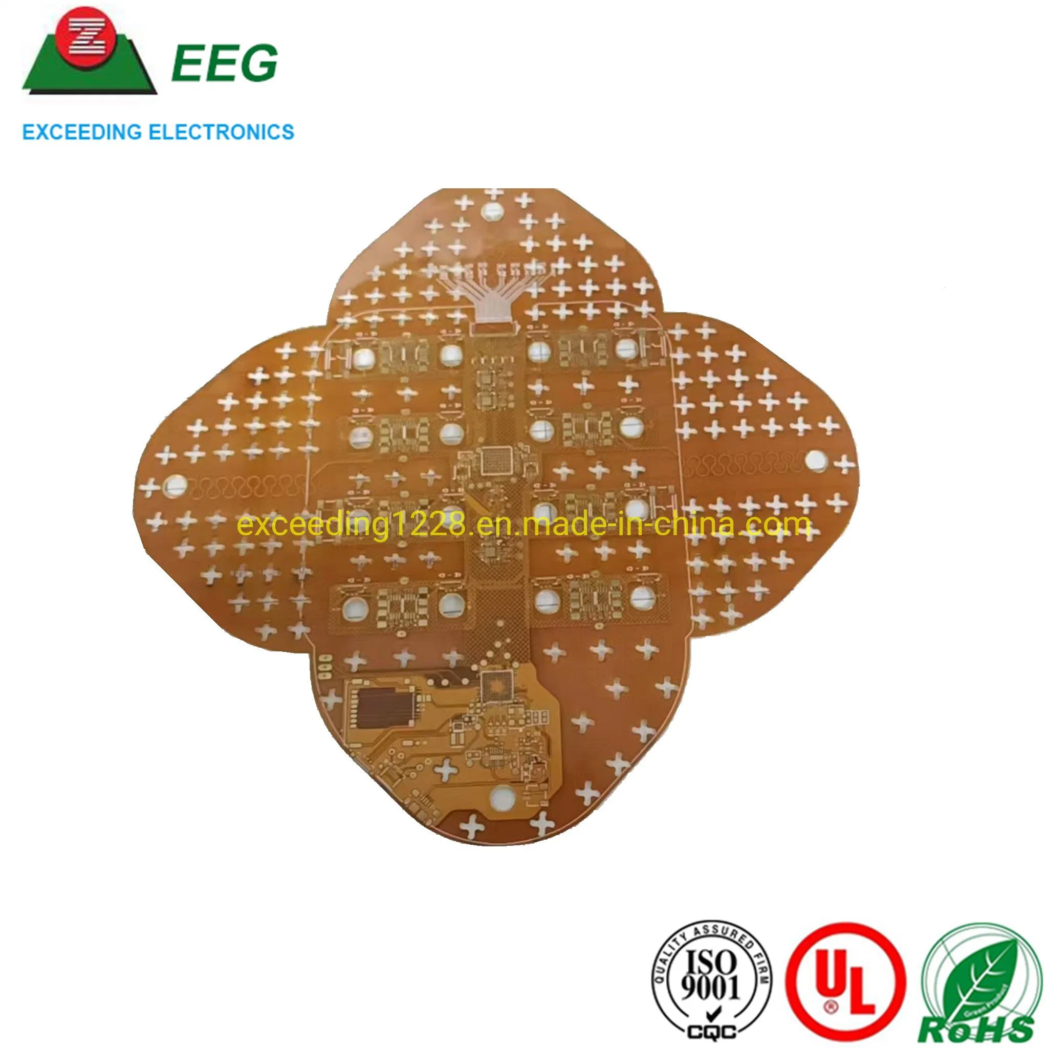 Customized High Quality 0.2mm FPC Board Thickness Flex PCB Board with Yellow Solder Mask