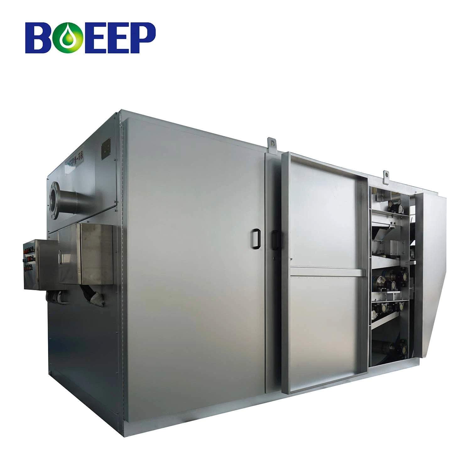 Tratamiento de aguas residuales máquina de deshidratación de lodos automática Prensa de filtro de banda por gravedad
