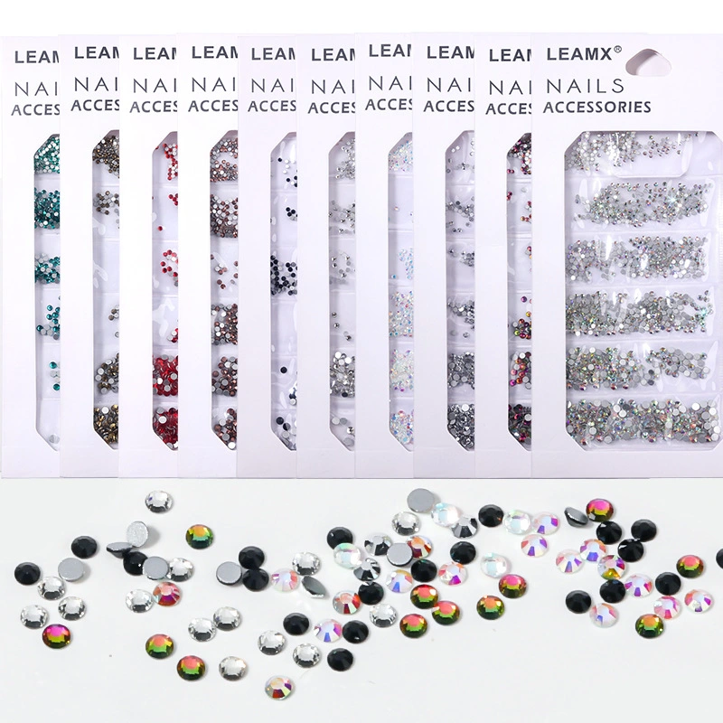 Diamond for Manicure Flat Bottom Ab Glass Diamond Nail Art Rhinestone