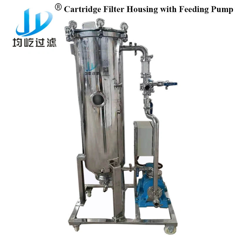 Mobile Alcohol Filtration System with Trolley/Feeding Pump