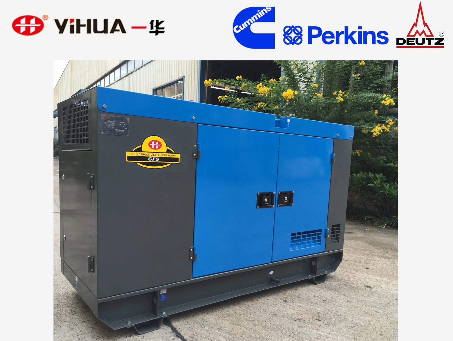 120kw Silent Four Stroke Diesel Generator with Cummins Engine 6btaa5.9-G2